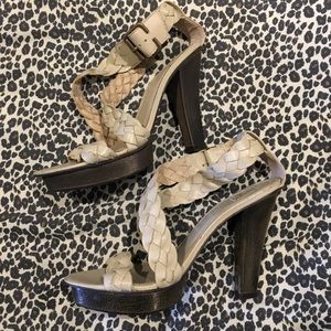 Zara stamp/sandal heels